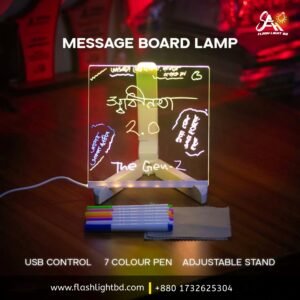 Glow Message Board Lamp: Radiant Reflections
