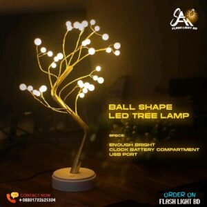 108 LED Sparkly Fairy Tree Lamp, Warm White, Remote Control