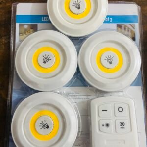 Wireless LED Cabinet Light 4 pcs(with Remote Control)